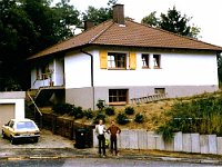 1983-E-new house 1983 in front of their new house